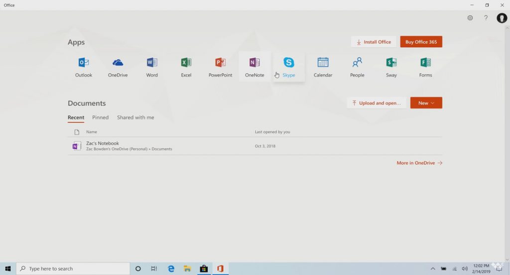 Windows 10 Pro with Office 2019 Pro plus features